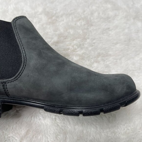 Blundstone Women's Grey Black Ankle Leather Boot Slip On Shoes Size 7.5 US - Picture 9 of 15